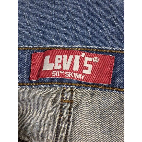 Levis 511 Skinny Jeans Boys 29 x 29 18 Reg Blue Denim - Picture 3 of 12